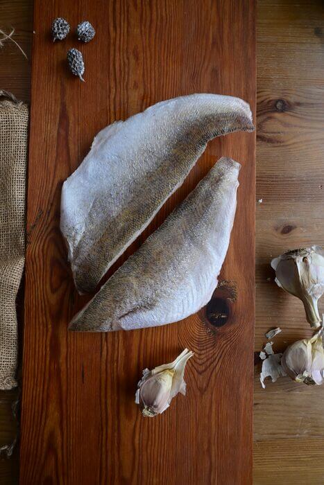fresh lake fish fillet
